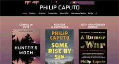 Desktop Screenshot of philipcaputo.com